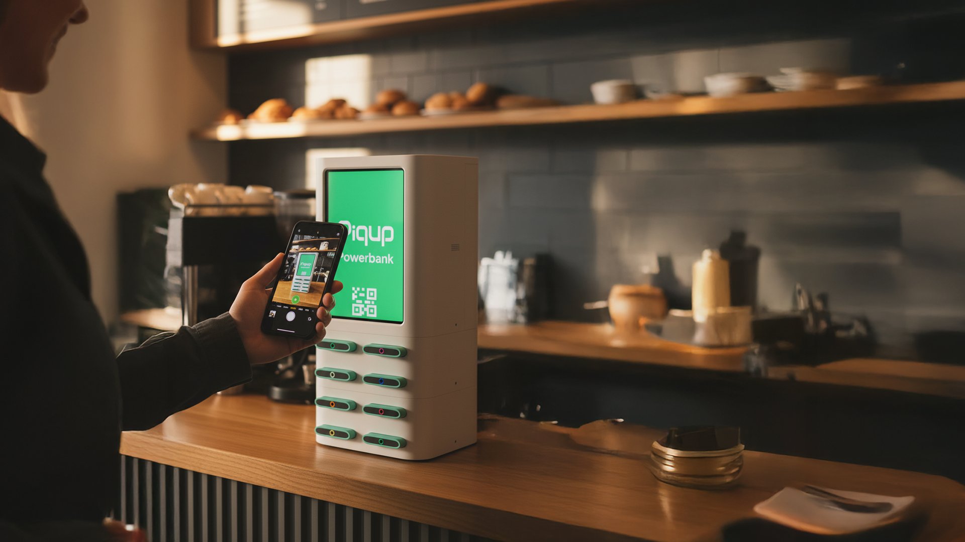 Kiralanabilir Powerbank - QR Kod ile Süper Hızlı Şarj, Anı Yakala Kesintisiz Yaşa | Piqup